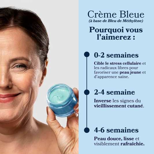BLEU METHYLENE PEAU VISAGE BIENFAITS
