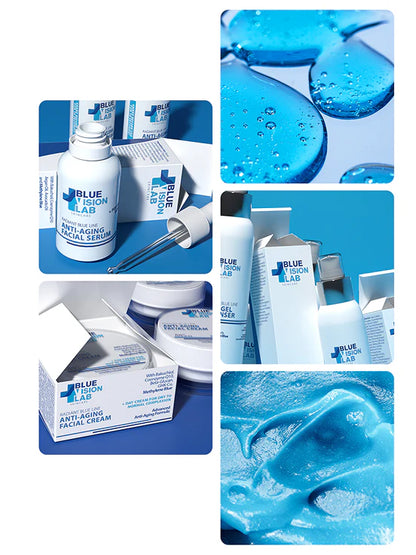 Coffret Visage Premium – Routine Complète Blue Vision Lab - peaux sèches à normales