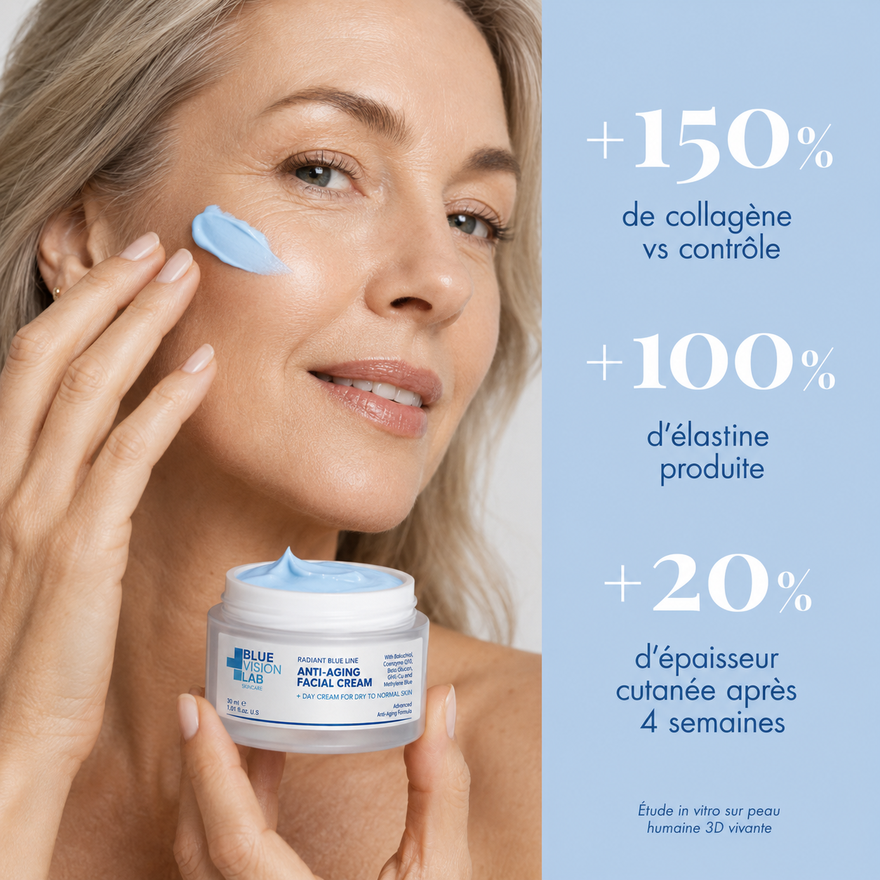 Crème jour bleu méthylène 30mL